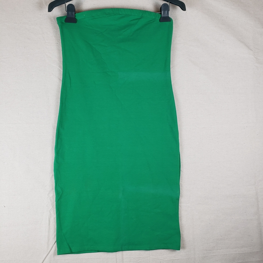 Forever 21 Strapless Emerald Dress